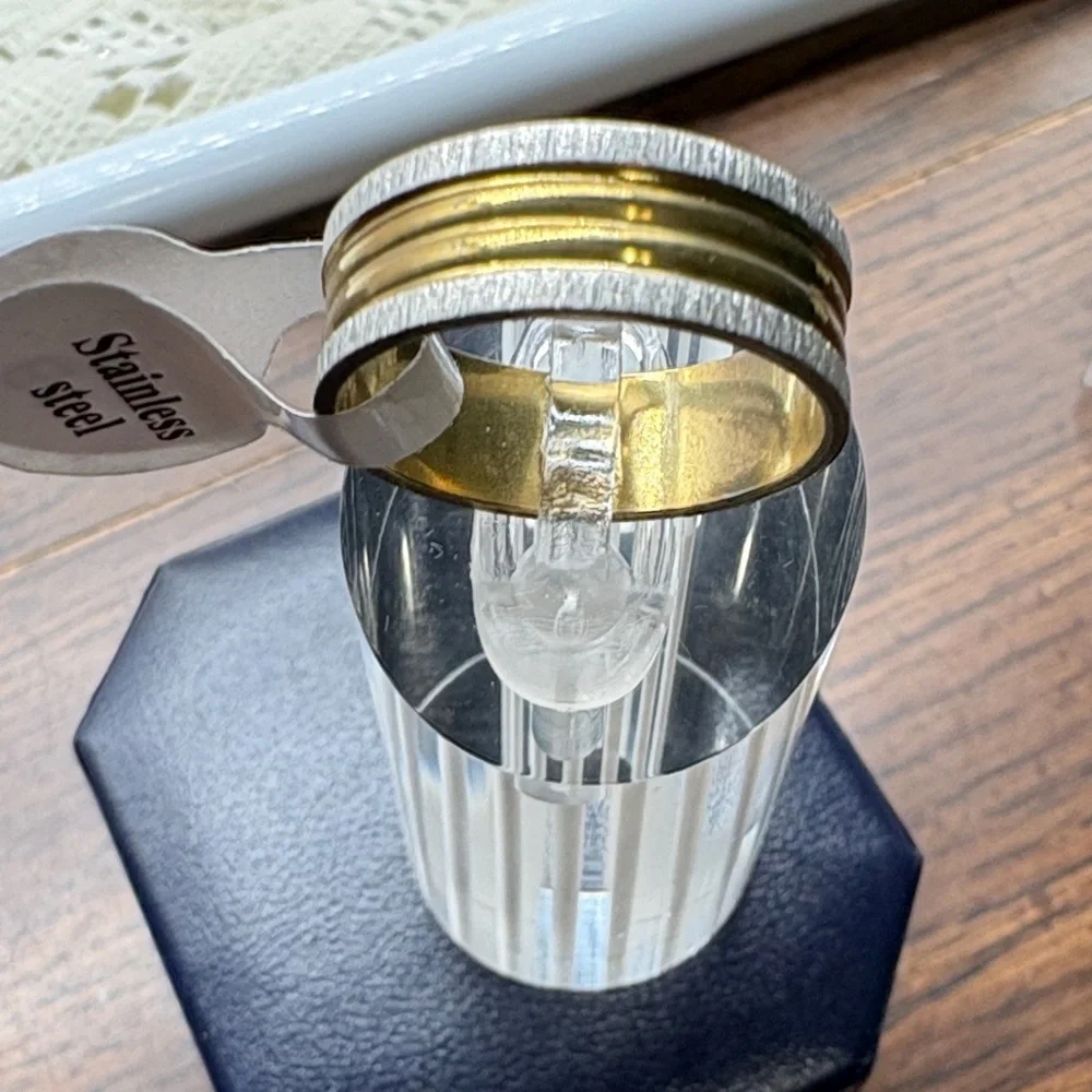 NWT Gold Stainless Steel Men's Ring